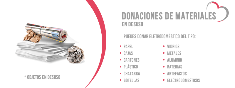 Donaciones de Materiales