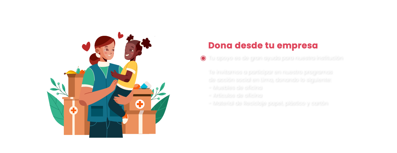 Tu donativo apoya nuestra labor social